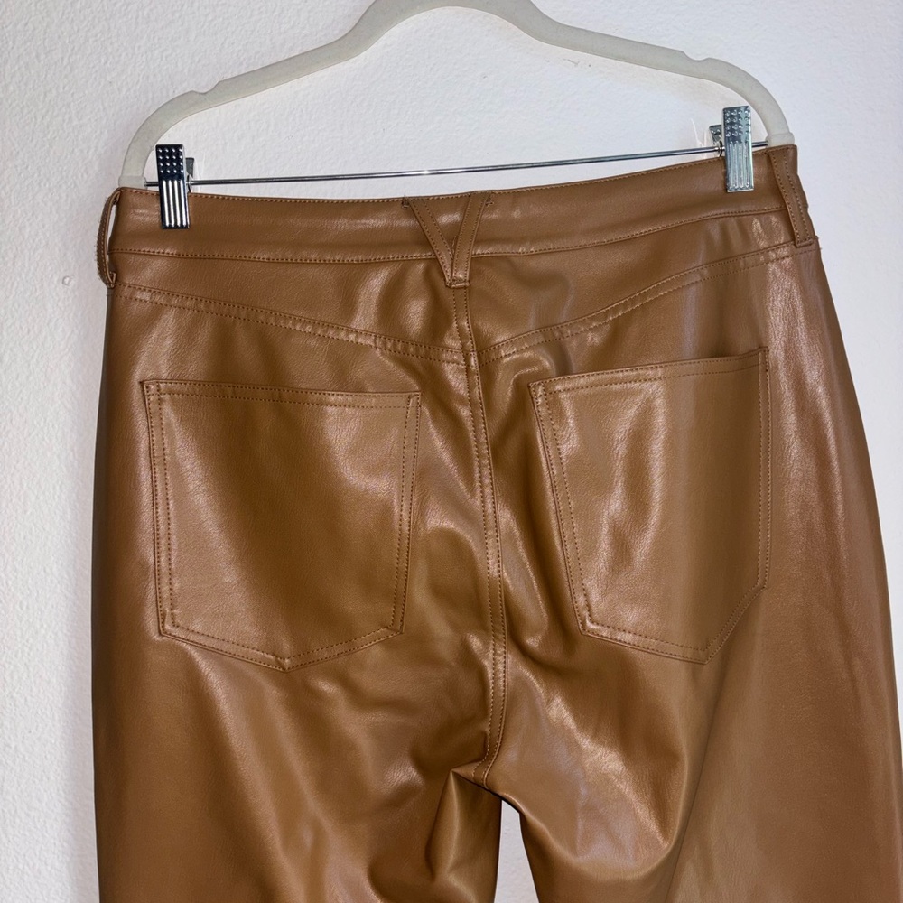 Veronica Beard Camel Leather Pants 31 - Picture 6 of 7